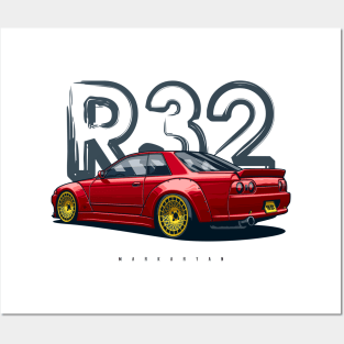 Custom GTR 32 Posters and Art